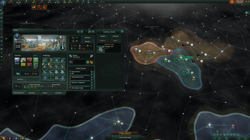 A képen: A Stellaris játékmenetéről készült screenshot.