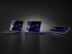 A Vaio T Kachi-iro Special Edition három különböző pozícióban, többféle kinyithatós kialakításával