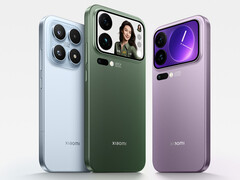 A Xiaomi 17, a Xiaomi 17 Pro Max és a Xiaomi 17 Pro balról jobbra. (Kép forrása: Xiaomi)